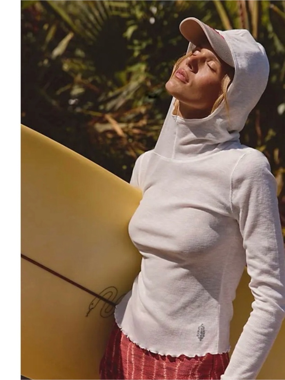 Free People Breathe Easy Layer. NWT. White